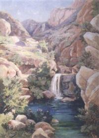EDOUARD HERZIG CASCADES A TLEMCEN